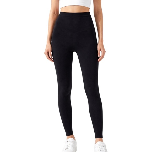 SPANX Pants - Spanx Look at Me Now Seamless Leggings Black High Waist Compression Womens M